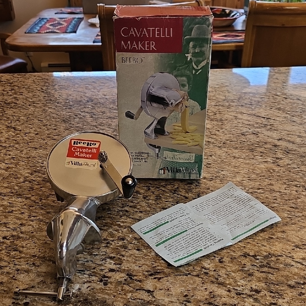 Vintage  VillaWare Cavatelli Maker Dumplings Gnocchi Beebo 5300 original box - Picture 4 of 16